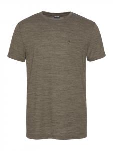 Футболка цвета оливково-зеленый меланж Bruno Banani