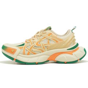 Массивные кеды унисекс с низким верхом оранжевого цвета Kaalixto