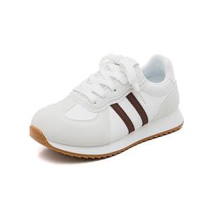 Амортизирующие нескользящие повседневные туфли с низким верхом Women's RENBEN, белый коричневый (Upgraded)