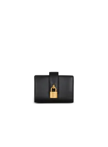 Кожаный кошелек Pulse Balmain, черный/розовый