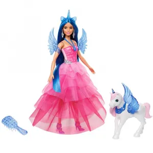 Детская кукла Barbie 65Th Anniversary Sapphire Magic Hadacorn doll, розовый