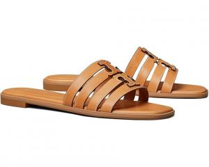 Сандалии Tory Burch Ines Cage Slides, цвет Camello