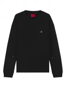Джемпер с нашивкой-логотипом HUGO, черный
