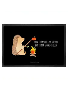 Коврик для ног Mr. & Mrs. Panda, черный