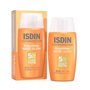 Солнцезащитный крем для лица ISDIN Fusion Water Magic Glow SPF50, 50 мл