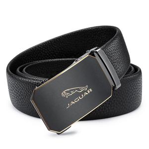 JAGUAR Кожаный ремень мужской, Gold