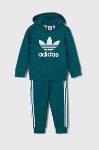 Детский спортивный костюм HOODIE SET adidas Originals, бирюзовый