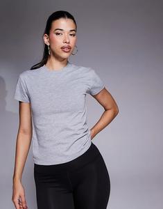 Футболка Icon 4505 свободного кроя из хлопка с быстросохнущей отделкой, цвет: серый меланж