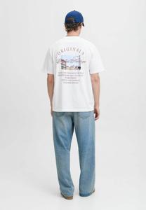 Футболка Jack & Jones Print T-shirt, Bright White/Off-White