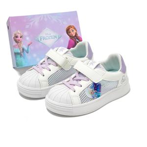 Замороженные детские скейтерские кроссовки Kids Disney, белый/фиолетовый