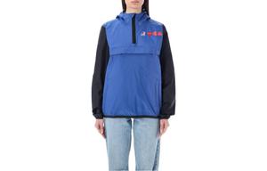 Куртка унисекс синяя черная CDG Play