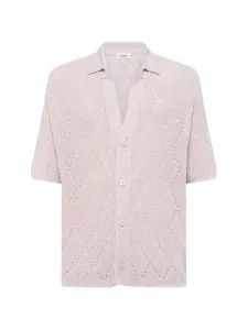 Кардиган с ромбовидным узором Laneus, бежевый