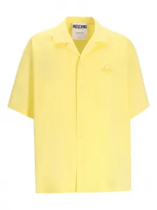 Рубашка с короткими рукавами Moschino, желтый