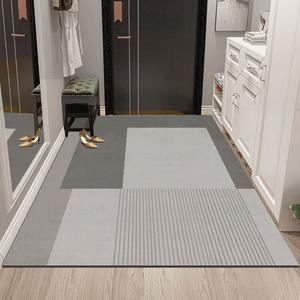 Budis Ковер 120х200 см для прихожей/ванной, впитывающий, нескользящий, классический минимализм, A14 [Non-Slip Tech Fabric]