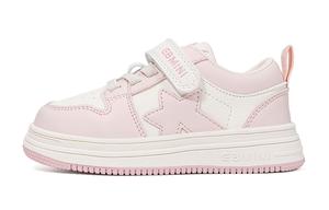 Детские скейтерские кроссовки Pre school EBMINI, бежевый/розовый