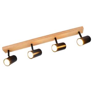 Настенный светильник Nettlife черный, 49,5/14,3/10,5 см