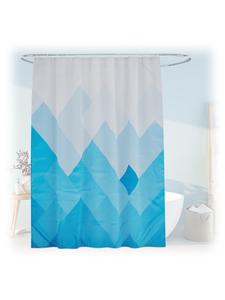 Relaxdays Геометрическая занавеска для душа, разноцветная, 180x200 см