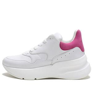 Кроссовки oversized runner sneakers 'white rose pink' Alexander Mcqueen, белый