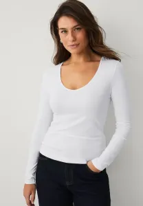 Топ с длинными рукавами Ellos Collection, White