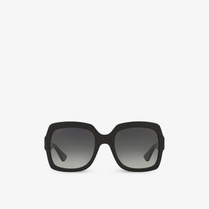 Солнцезащитные очки из ацетата в квадратной оправе GG0036SN Gucci, черный