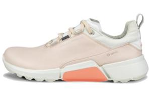 Амортизирующие износостойкие дышащие низкие повседневные туфли женские розовые белые Ecco