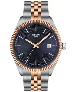 Мужские часы Swiss Ballade с двухцветным браслетом из нержавеющей стали, 40 мм Tissot