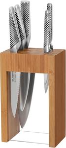 Global Osaka набор из 6 ножей в подставке, серебряный
