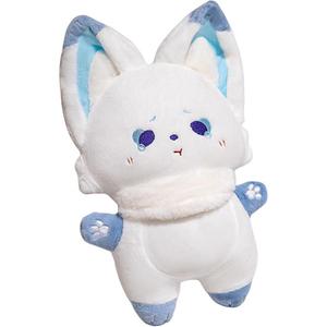 Очаровательная плюшевая игрушка лиса высотой 40 см MERCONSER, синий