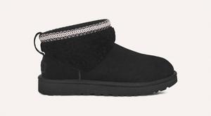 Женские ультрамини-ботфорты Maxi Curly, черный цвет Ugg, черный