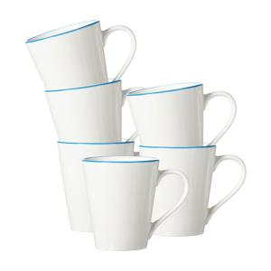 Набор из 6 кружек с ручкой Adela синего цвета, 300 мл Ritzenhoff Breker, синий