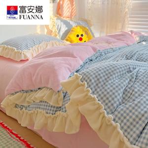 FUANNA Комплект постельного белья 3 предмета, 90x200 см, простыня, пододеяльник, наволочка