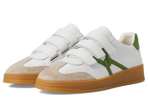 Кроссовки Veronica Beard Reagan Sneakers, White/Lemongrass Green Leather