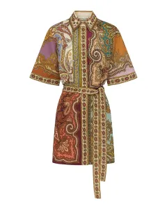 Мини-Платье с лоскутками Alémais, мультиколор