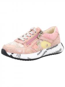 LAURA VITA Спортивные кроссовки на шнуровке бежевого цвета