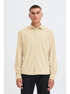 Рубашка IDMotoril с длинными рукавами бежевого цвета INDICODE