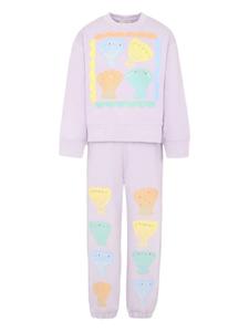 Спортивный костюм с принтом Stella McCartney Kids, фиолетовый