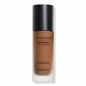 Оригинальная жидкая тональная основа Pure Serum Radiant Natural Liquid Foundation Mineral SPF 20 bareMinerals, Deep Neutral 5 (deep neutral skin with a peach hue)