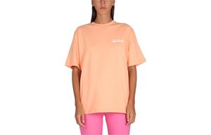 Футболка с принтом логотипа MSGM, оранжевый