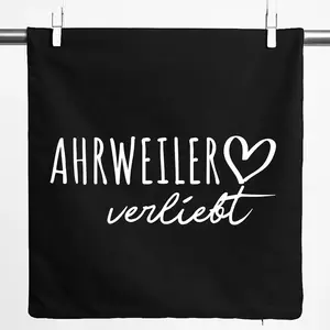 Наволочка Huuraa Ahrweiler in Love Gift 40x40см Черный хлопок Ahrweiler Present Hellweg Druckerei
