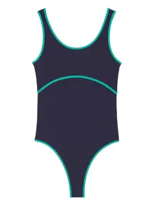 Купальник Arena с контрастной отделкой Sunnei, серый