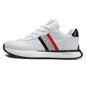 Низкие повседневные туфли с мягкой подошвой, нескользящие, износостойкие, унисекс Swinsger, White