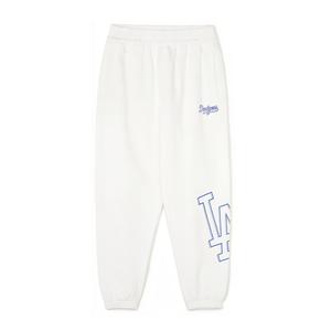 Вязаные спортивные штаны Unisex MLB, серый/белый