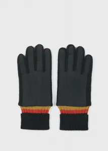 Вязаные перчатки с отворотами