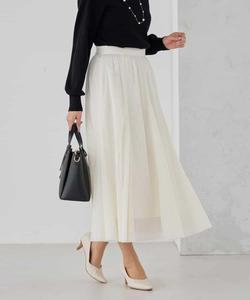 Моющаяся юбка-русалка из тюля Avv, цвет Ivory