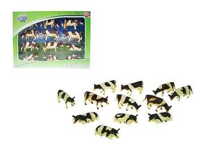 Бурые и белые коровы 12 шт. Inna marka