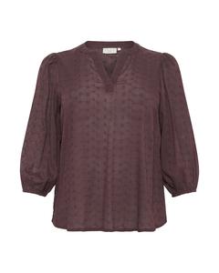 Блуза KAFFE CURVE Maia, мокко