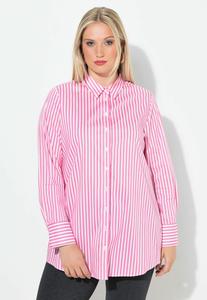 Блуза Ulla Popken STREIFEN, Flamingo/Pink