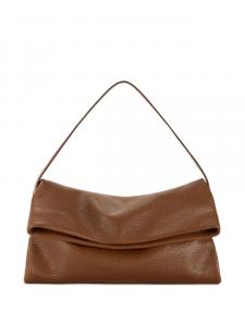 Сложенная кожаная сумка через плечо Elisabetta Franchi, коричневый