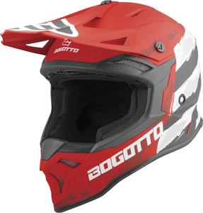 Шлем Bogotto v337 wild-ride cross, Red/Black/White