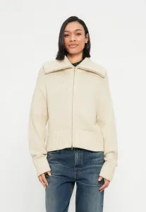 Кардиган jasmin на молнии Samsøe Samsøe, Bone White